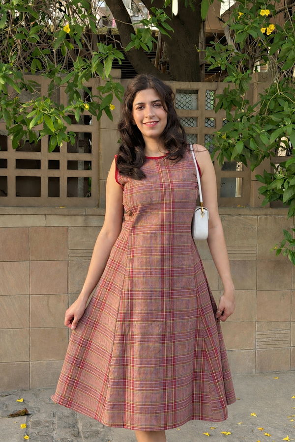 Allie Koka Check Dress