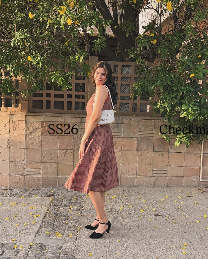 Allie Koka Check Dress